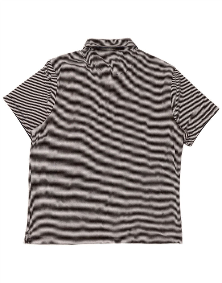 Мужская рубашка-поло MICHAEL KORS, большая темно-синяя полоска