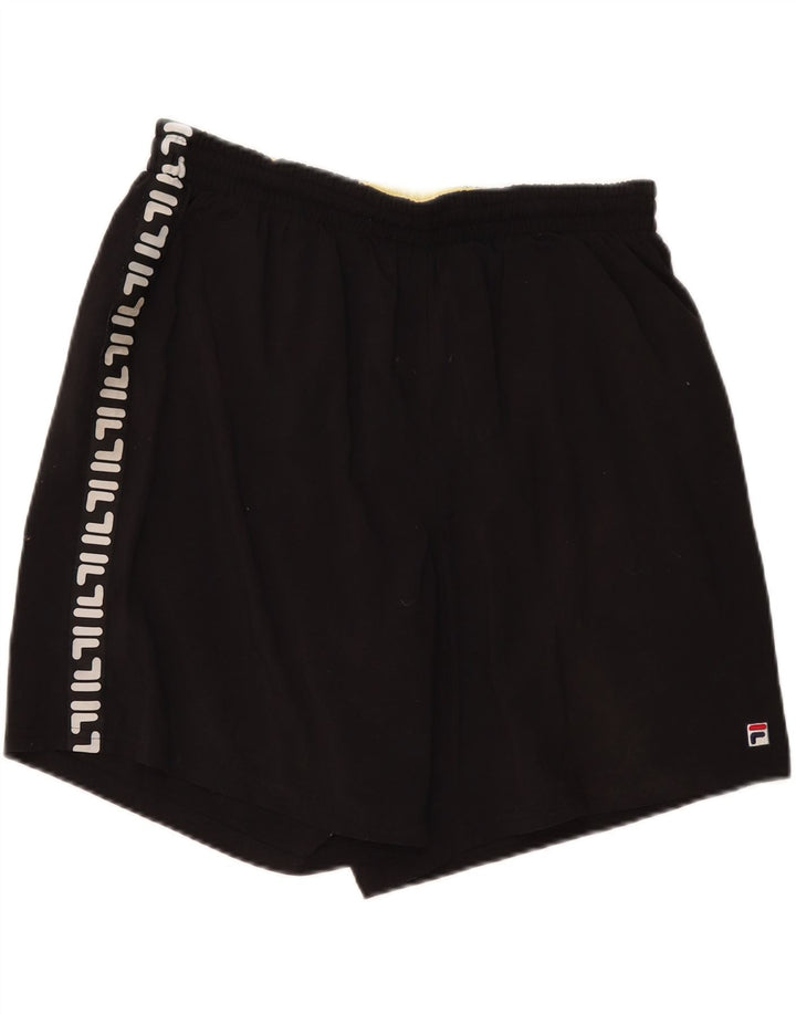 Fila Мужские шорты для плавания с рисунком XL, черные