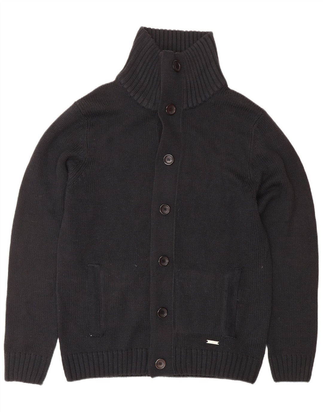 Мужской кардиган PIERRE CARDIN, большой темно-синий акрил