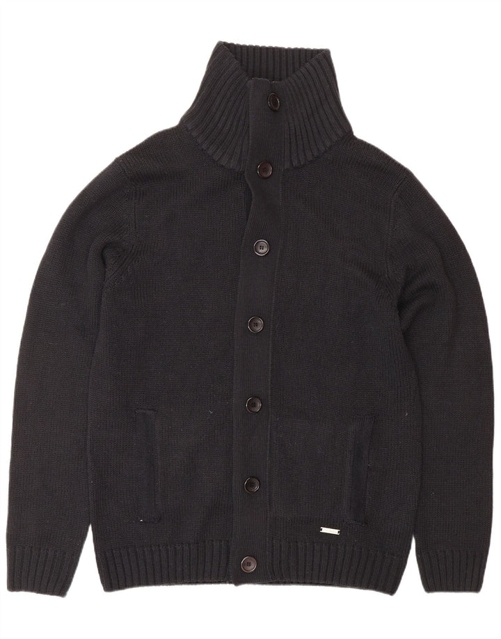 Мужской кардиган PIERRE CARDIN, большой темно-синий акрил