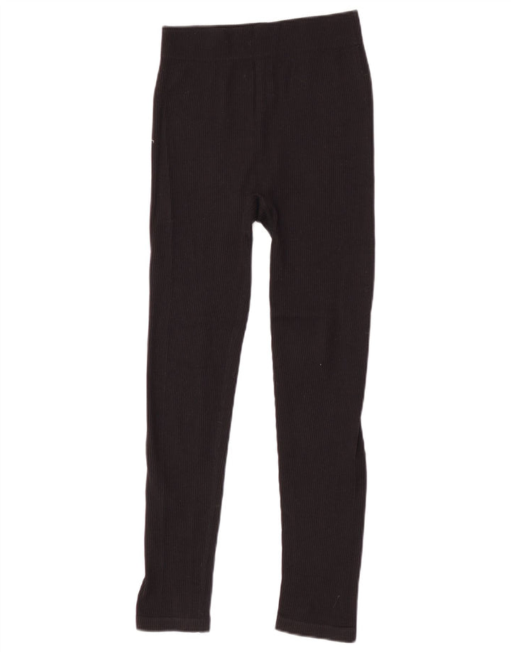 Женские леггинсы Zara UK 14, средние, черные