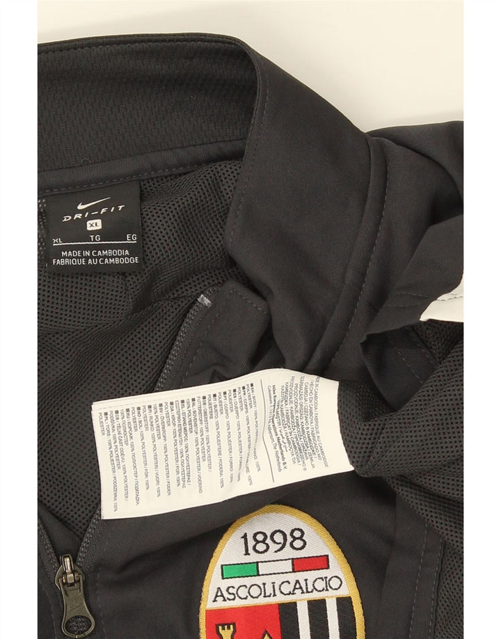 Мужская спортивная куртка Nike Ascoli Calcio 1898 XL, серый полиэстер