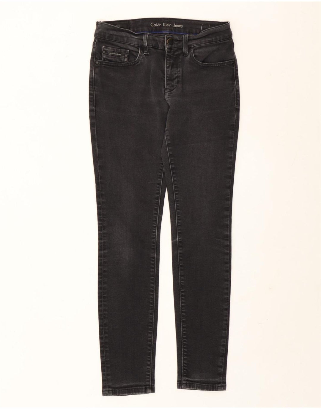 Женские джинсы скинни Calvin Klein W28 L30 Серые