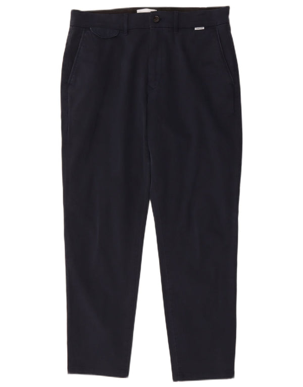 Мужские брюки-чиносы Calvin Klein W31 L27 темно-синие, хлопок