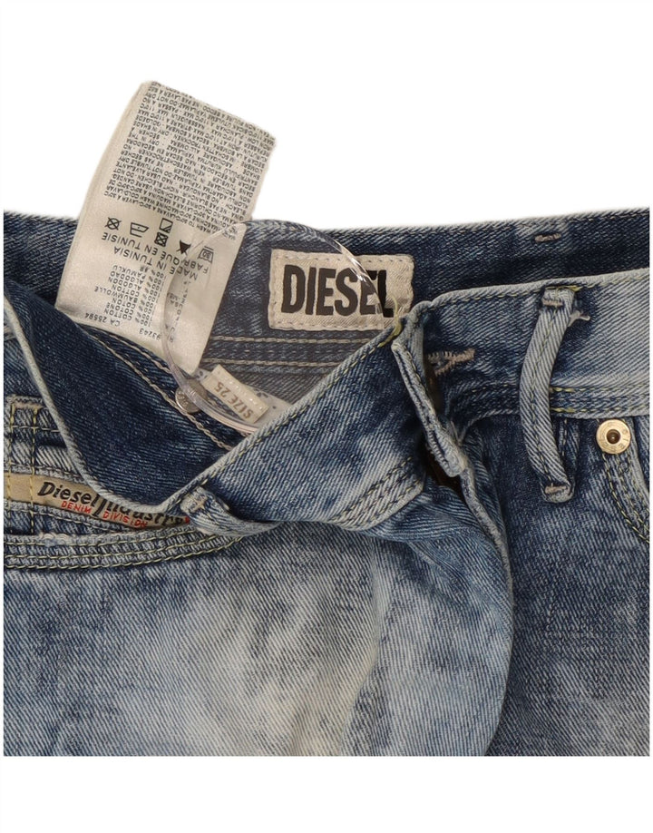 Женские джинсовые шорты DIESEL W25 XS, синий хлопок