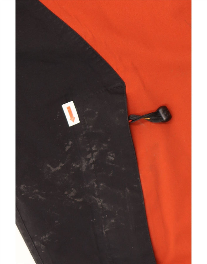 Мужская лыжная куртка Jack Wolfskin UK 40/42 XL оранжевая с цветными блоками полиамид
