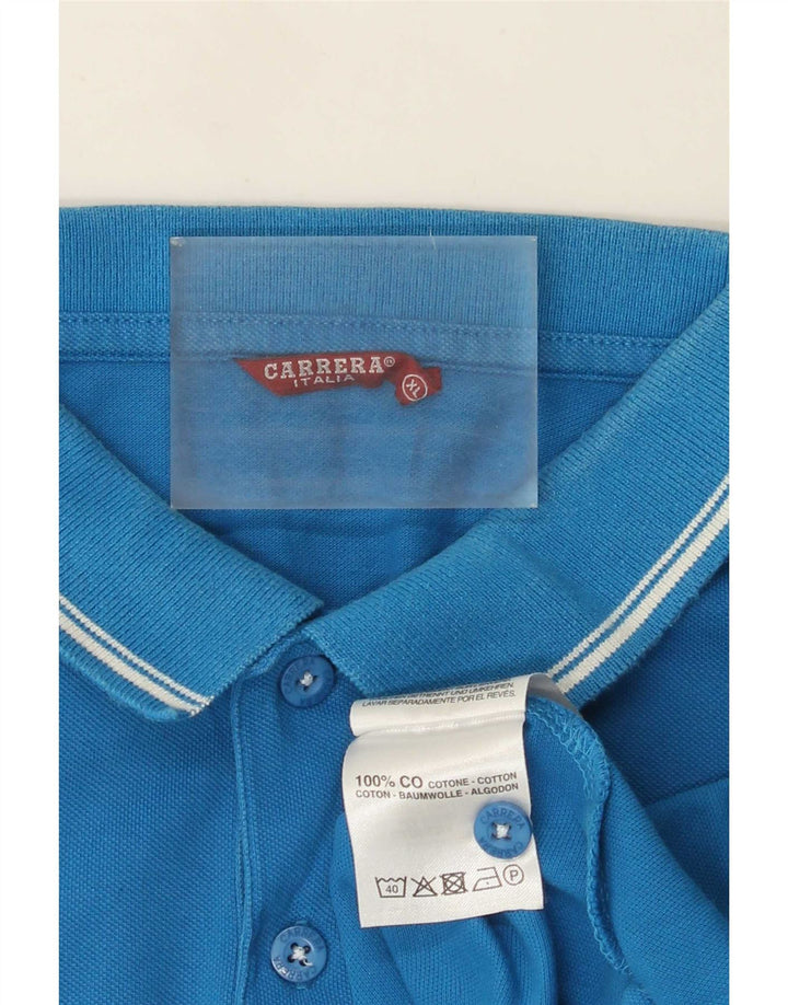 Мужская рубашка-поло Carrera XL, синяя, хлопок