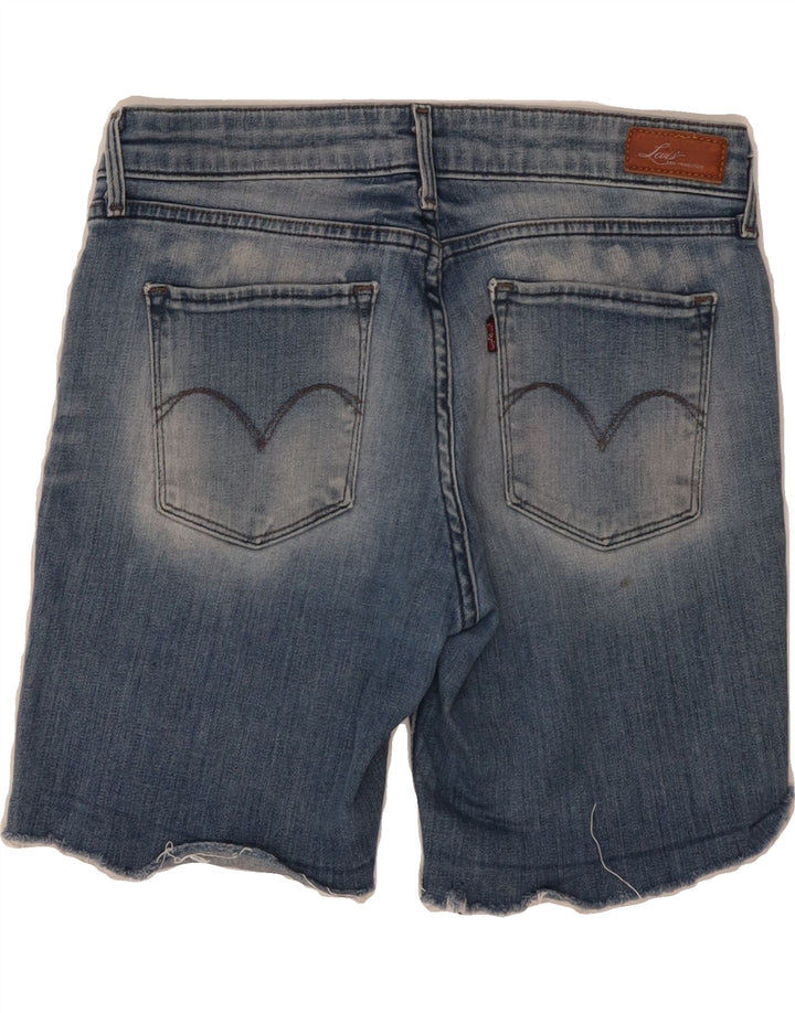LEVI'S Womens Demi Curve Denim Shorts W28 Medium Blue Cotton Vintage Levi's and Second-Hand Levi's from Messina Hembry 