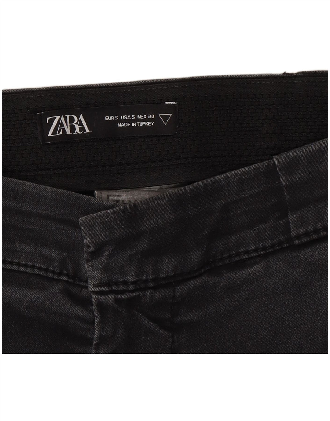 ZARA Mens Skinny Jeans Small W28 L26 Black
