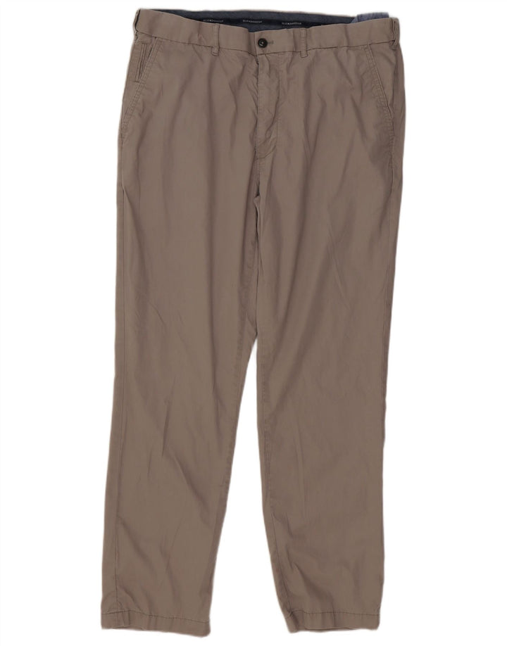 Мужские прямые брюки чинос Marks & Spencer Blue Harbour W38 L31 серые