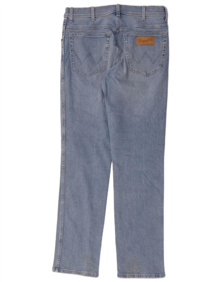 Мужские джинсы Wrangler Texas Slim W33 L32, синий хлопок