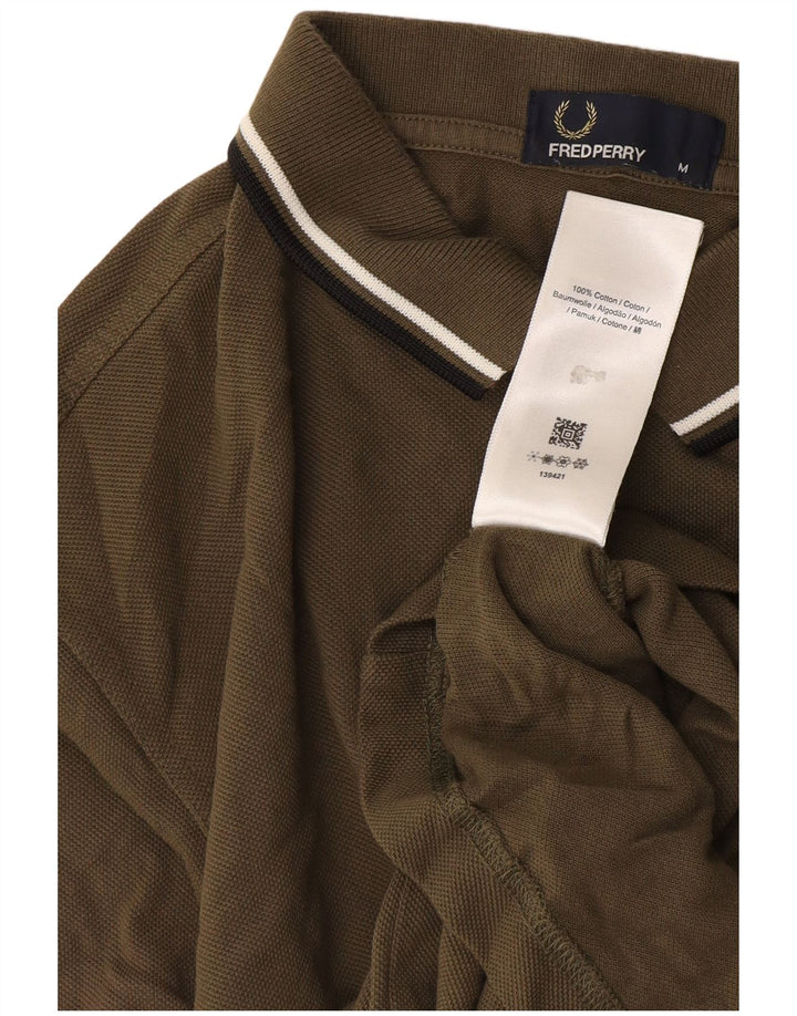 Мужская рубашка поло Fred Perry, хлопок среднего цвета хаки