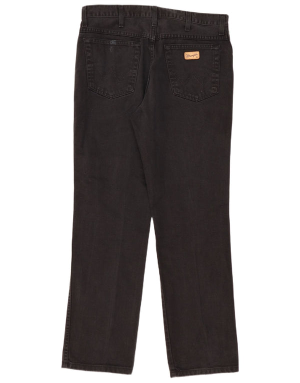 Мужские прямые джинсы WRANGLER Texas W36 L32, черный хлопок