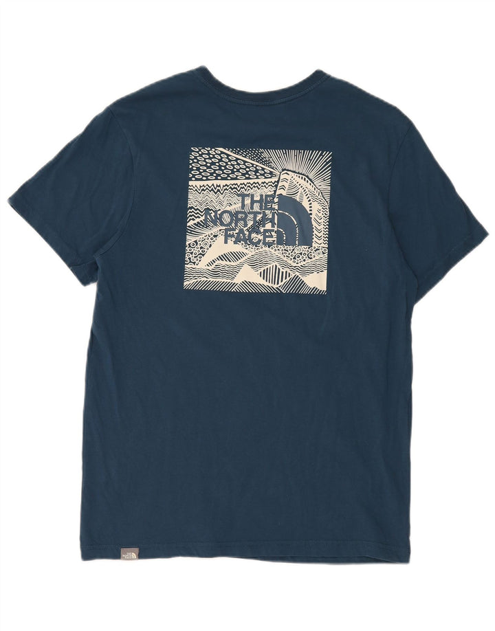 Мужская футболка The North Face среднего синего цвета
