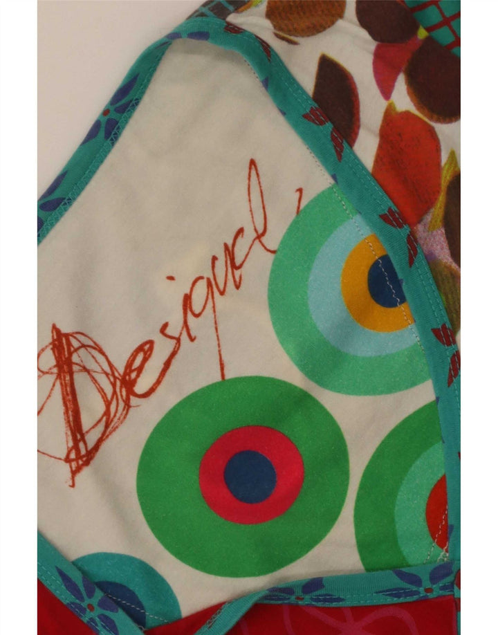 Женская туника Desigual UK 12, средний разноцветный цветочный принт