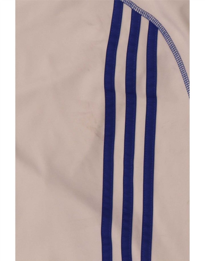 Adidas Mens Clima 365 Спортивные шорты среднего размера из полиэстера белого цвета