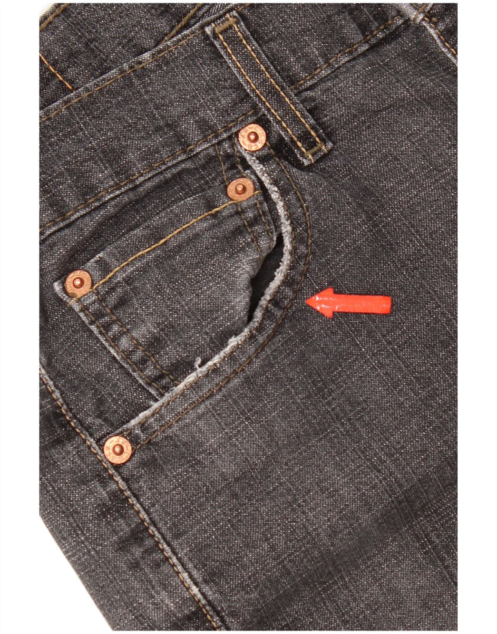 Женские прямые джинсы Levi's 505 с потертостями, США 6, средние W30 L32, серые