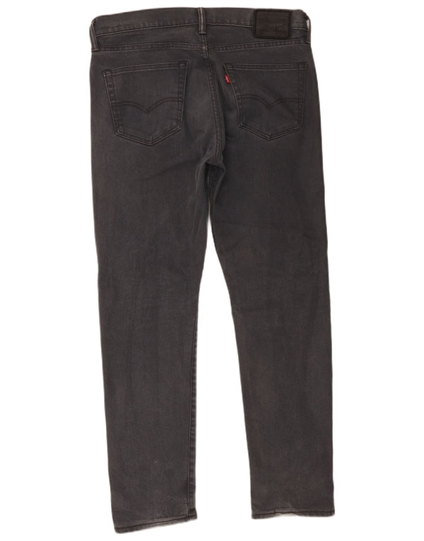 Мужские узкие джинсы Levi's W34 L32 Серые хлопковые