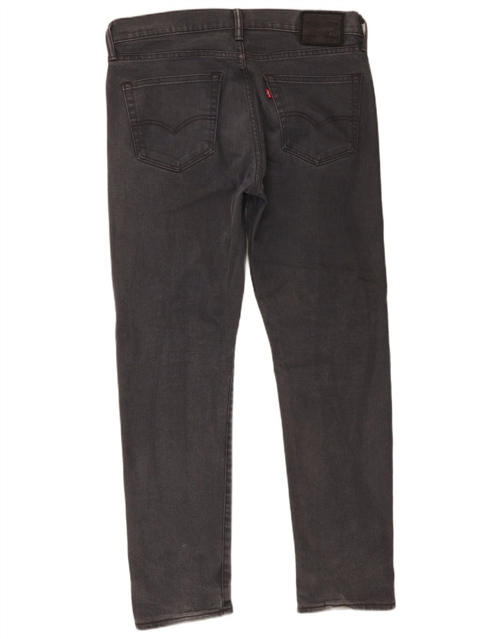 Мужские узкие джинсы Levi's W34 L32 Серые хлопковые