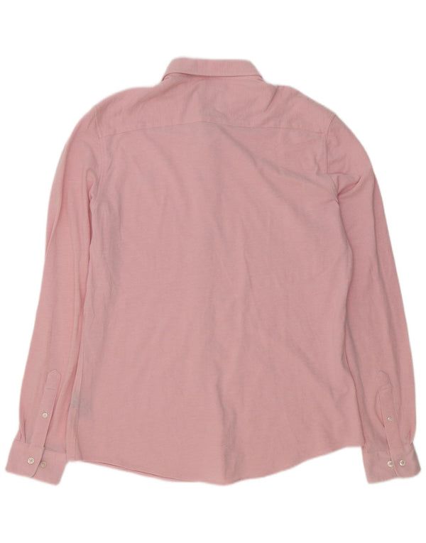 Crew Clothing Мужская приталенная рубашка XL из розового хлопка