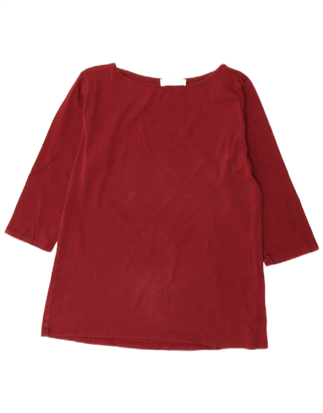 Женский топ Zara с рукавом 3/4, Великобритания, 18 XL, красный