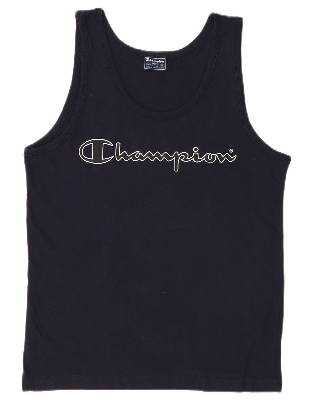 Мужской жилет Champion с рисунком, маленький темно-синий, хлопок