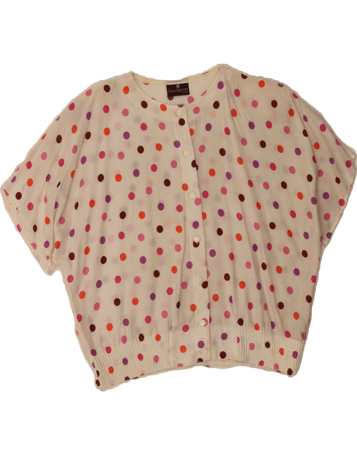 CLASSIC DIRECTION Womens Oversized Shirt Blouse IT 44 Medium White Vintage Classic Direction and Second-Hand Classic Direction from Messina Hembry 