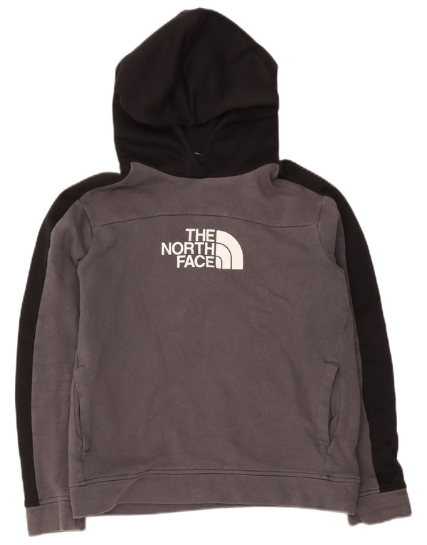 Джемпер с капюшоном The North Face для мальчиков 14–15 лет, серый цвет с блоками, размер XL