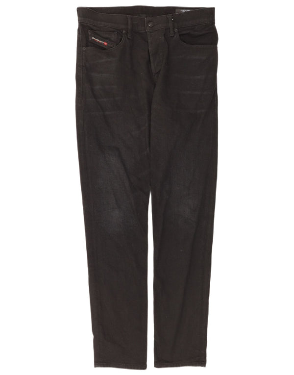 Мужские зауженные джинсы Diesel D-Fining W31 L34, черный хлопок