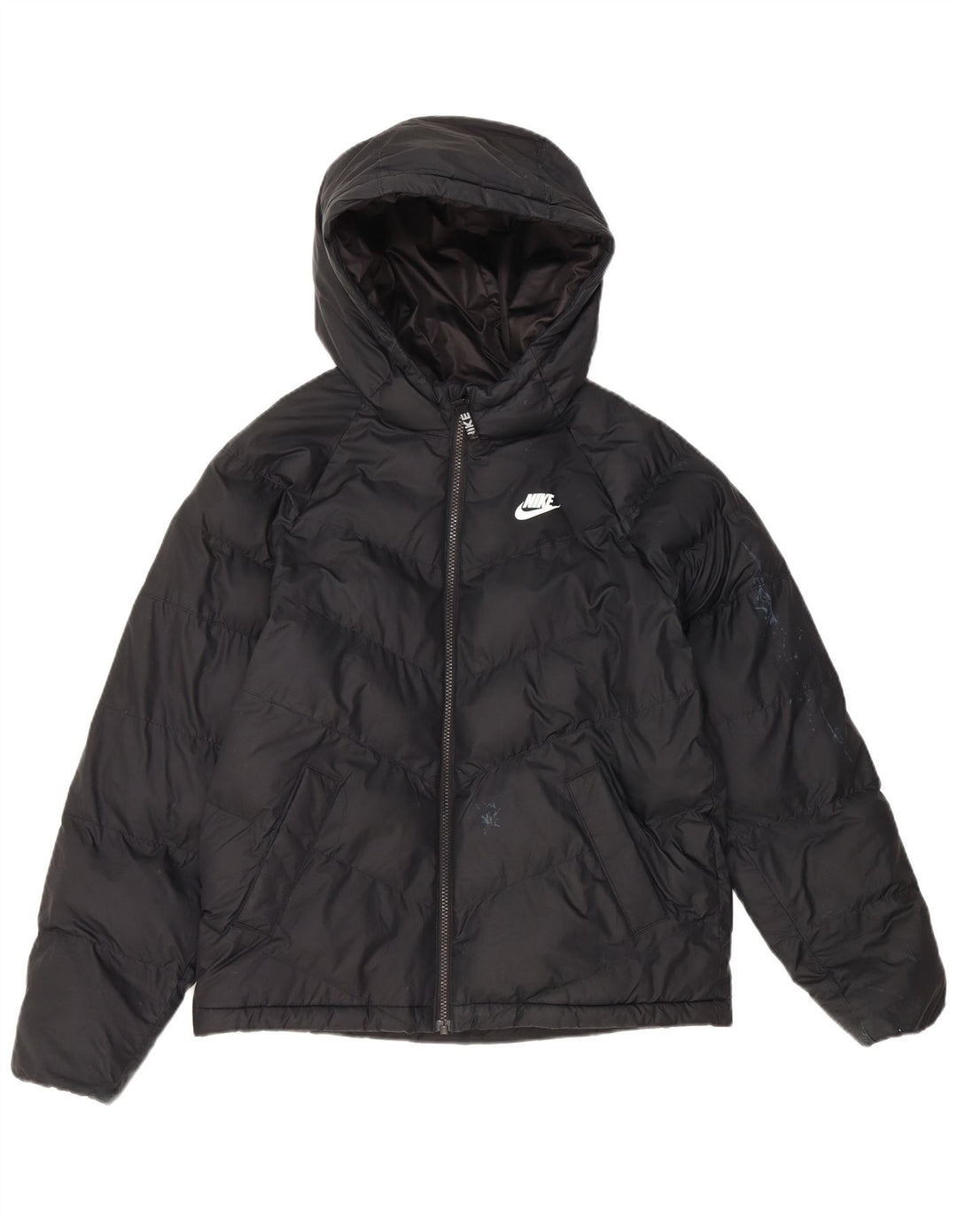 Утепленная куртка с капюшоном Nike для мальчиков 13–14 лет XL, черный полиэстер