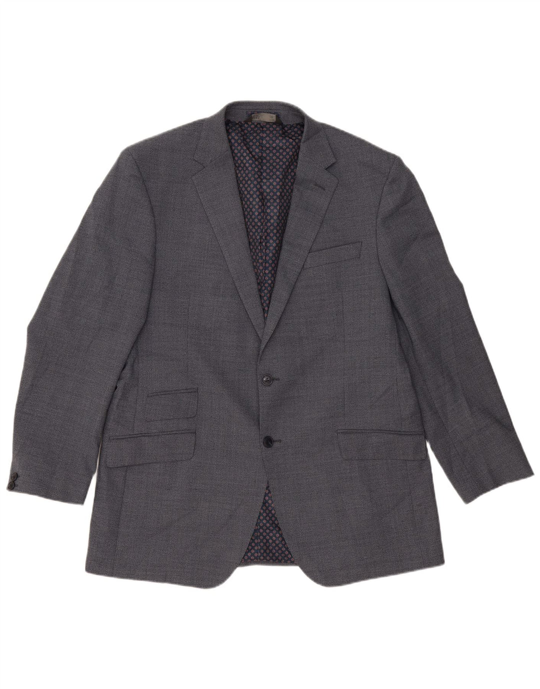 Мужской пиджак на двух пуговицах Marks & Spencer UK 44 XL, синий полиэстер