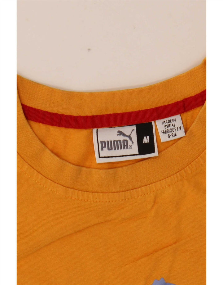 Мужской жилет с рисунком Puma средний желтый