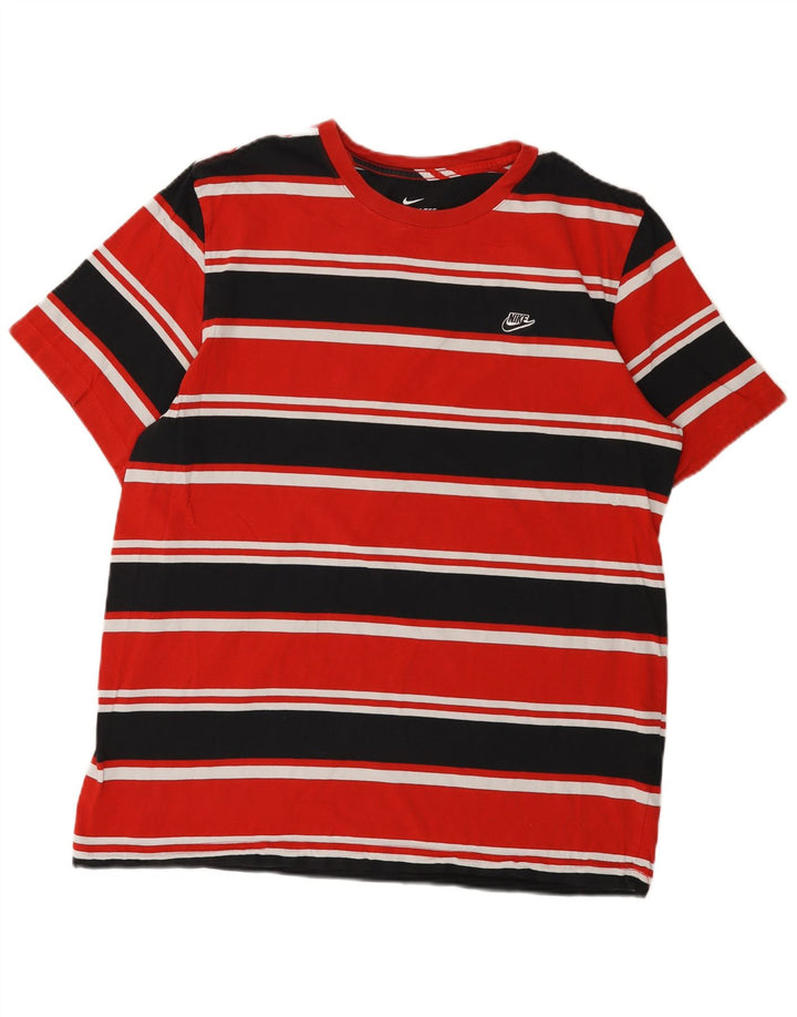 Мужская футболка Nike Top XL из хлопка в красную полоску