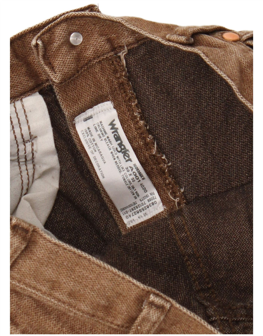 Женские прямые джинсы Wrangler W30 L30, коричневые, хлопок