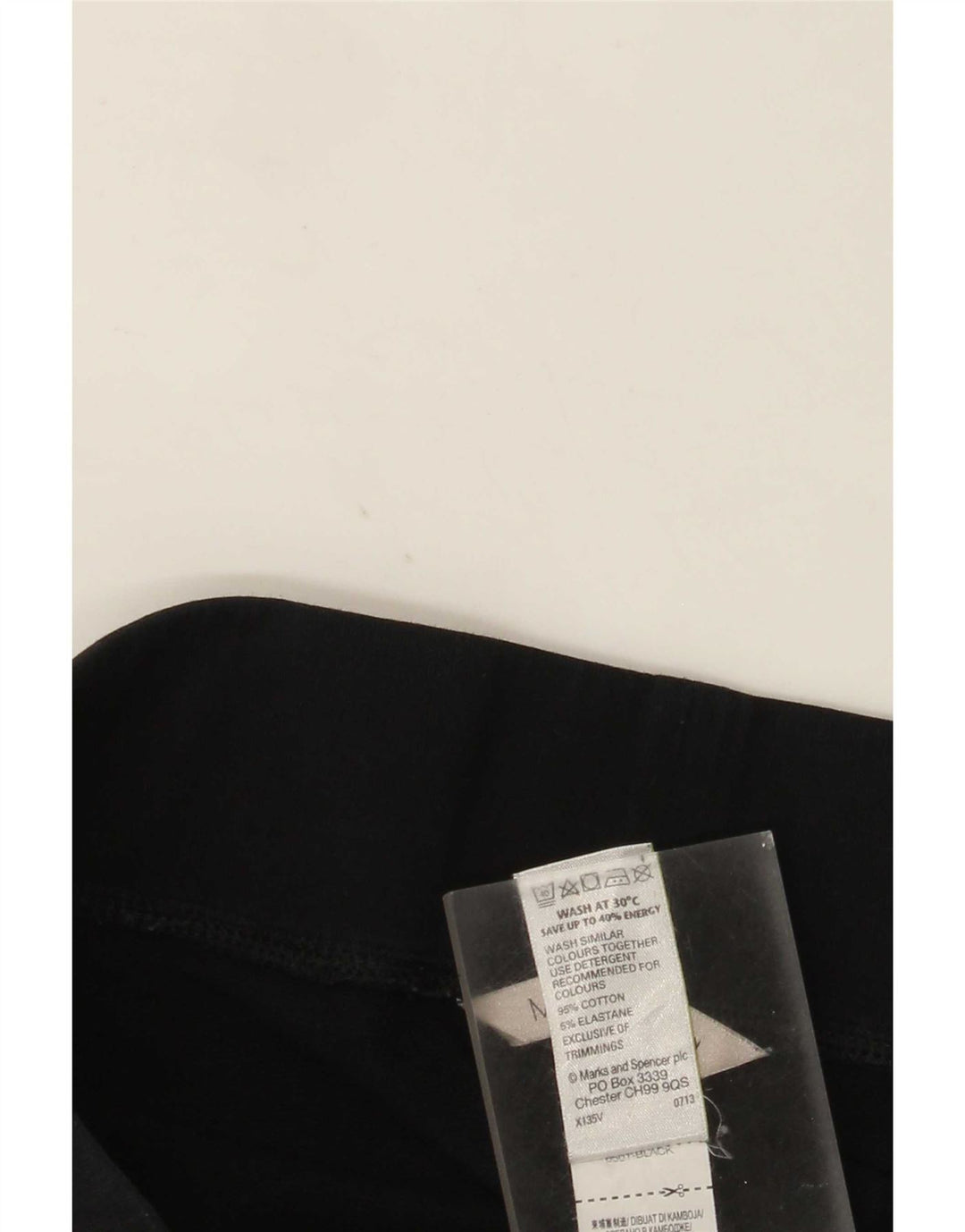 Женские спортивные брюки Marks & Spencer UK 10, маленькие, черные, хлопковые