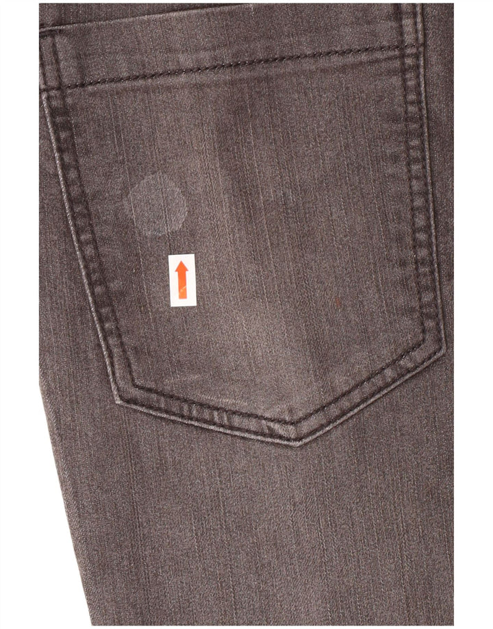 Узкие джинсы Benetton для мальчиков 11-12 лет W29 L30 2XL Серый хлопок