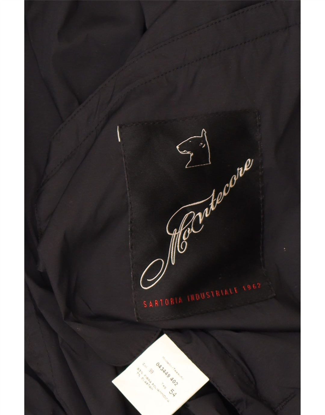 Куртка-бомбер мужская MONTECORE IT 54 2XL Черный Полиамид