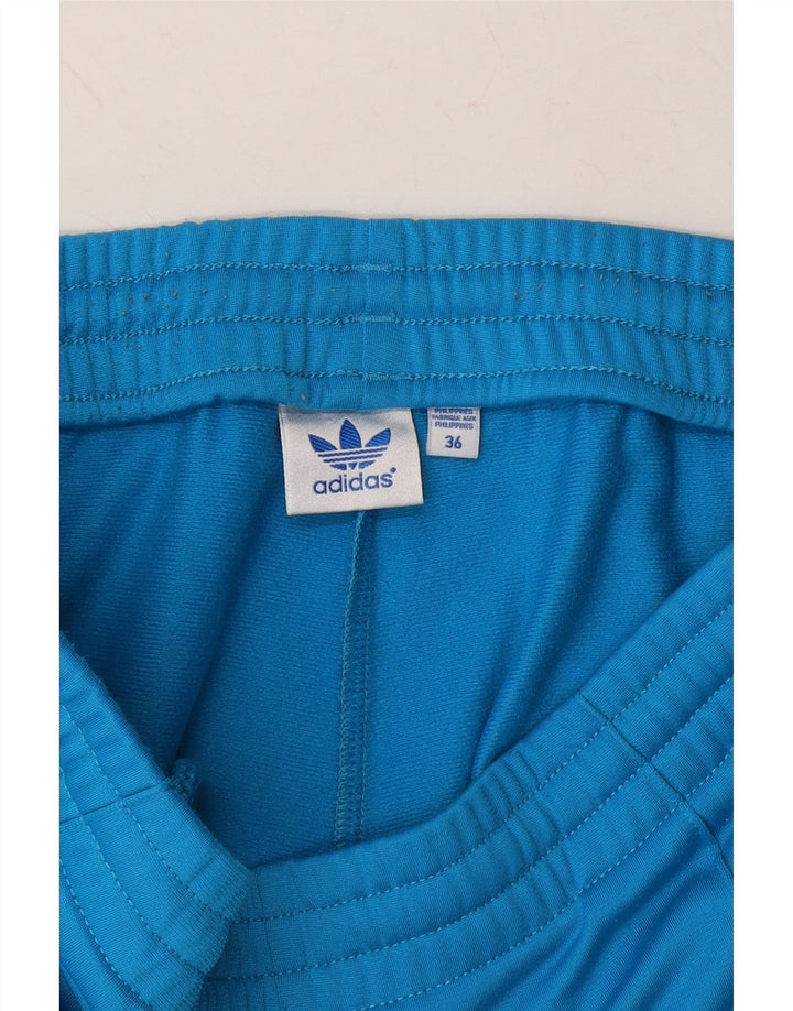 ADIDAS Womens Tracksuit Trousers EU 36 Small  Blue Polyester Vintage Adidas and Second-Hand Adidas from Messina Hembry 