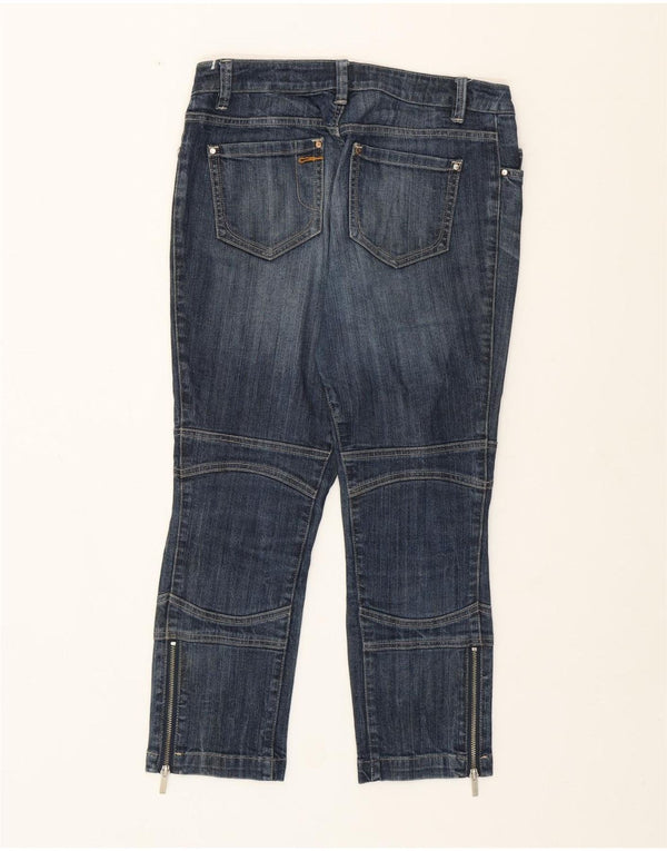 Женские укороченные джинсы узкого кроя KAREN MILLEN, Великобритания, 10, маленькие, W29, L24, синие