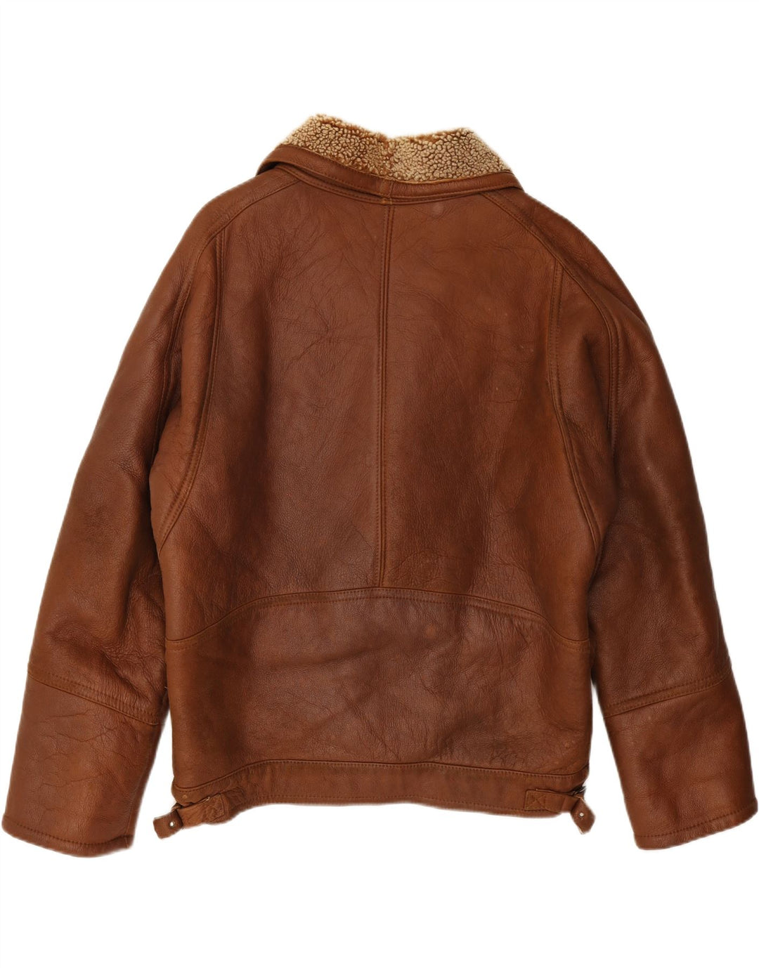 Мужская дубленка VINTAGE UK 42 XL Коричневая