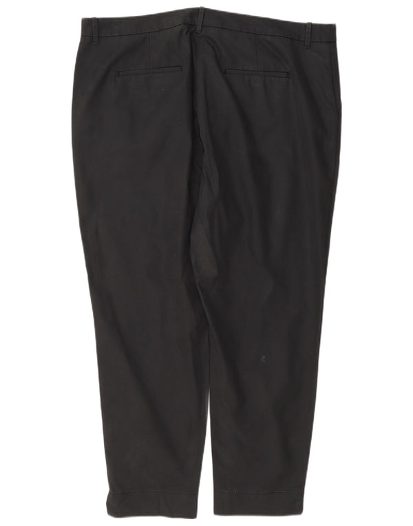 Женские прямые брюки чинос Marks & Spencer, Великобритания, 18 XL, W38 L27, серый хлопок