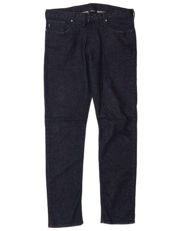 Мужские джинсы Armani Slim W32 L32 Темно-синие, хлопок