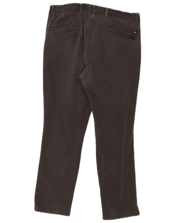 Мужские узкие брюки-чиносы Dockers W34 L27, серые, хлопковые