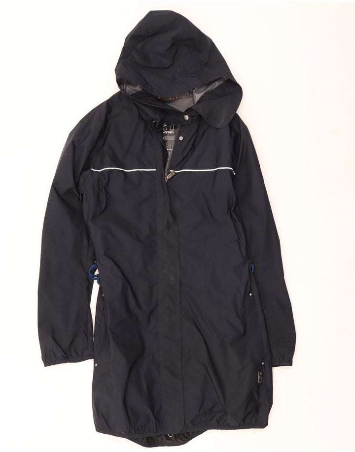 Женский плащ с капюшоном Helly Hansen UK 16, большой черный полиэстер