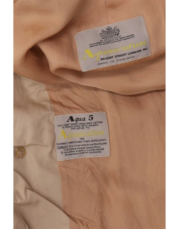 Мужское пальто Aquascutum UK 40, большое, бежевое, хлопок