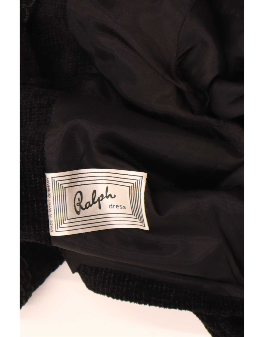 Женский двубортный пиджак Ralph UK 8, маленький черный