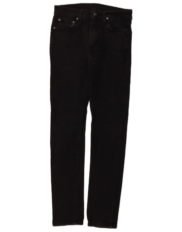 Мужские джинсы скинни Levi's 510 W30 L32, черный хлопок