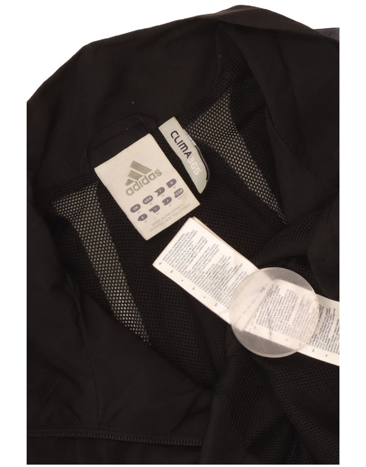 Adidas Mens Clima 365 Спортивный костюм Верхняя куртка среднего черного цвета с цветными блоками