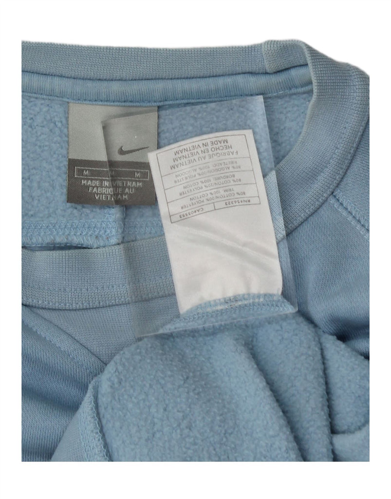 NIKE Womens Sweatshirt Jumper UK 14 Medium Blue Cotton Vintage Nike and Second-Hand Nike from Messina Hembry 