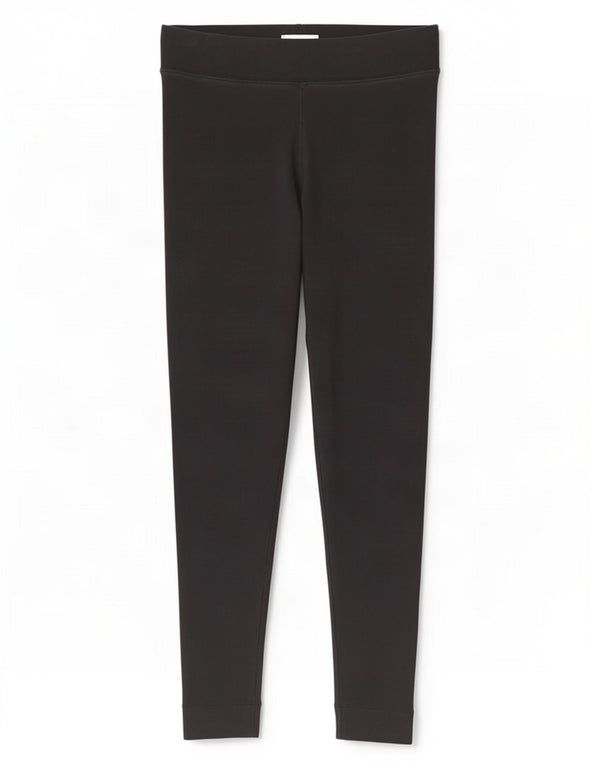 Женские леггинсы Marks & Spencer UK 12, средний черный хлопок